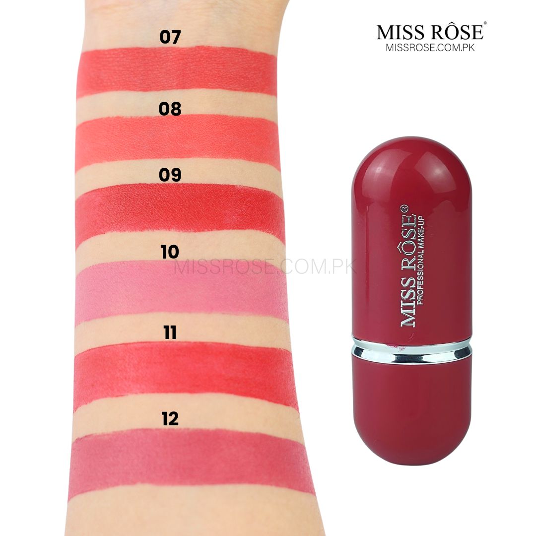 Miss Rose Coral Charm Capsule Lipstick