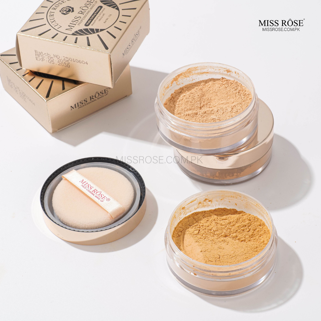 Miss Rose Luxury Rose Gold Matte Setting Powder