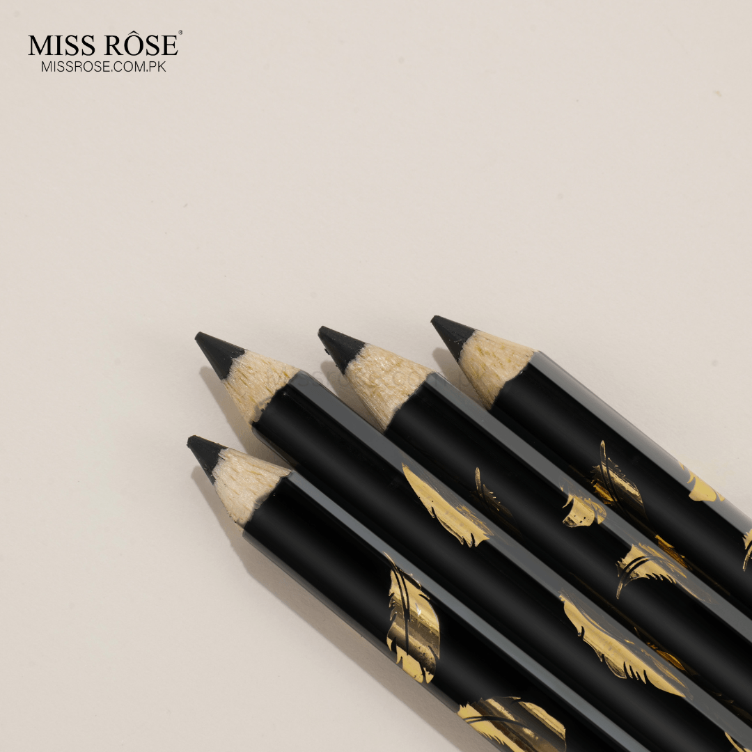 Miss Rose 2-in-1 Eyebrow Pencil β Black - Miss Rose Com Pk