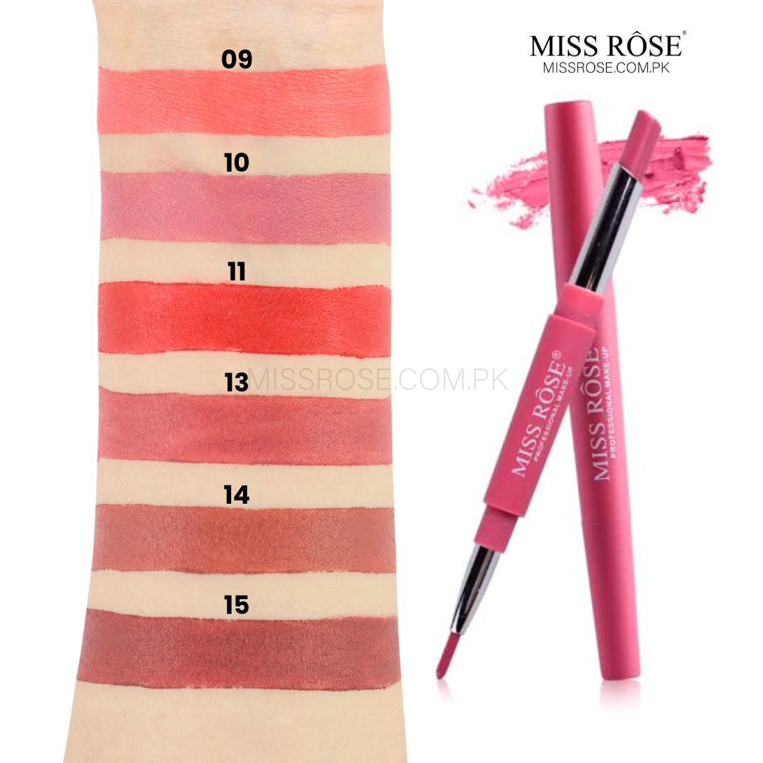 Miss Rose Lipsticks Plus Liner