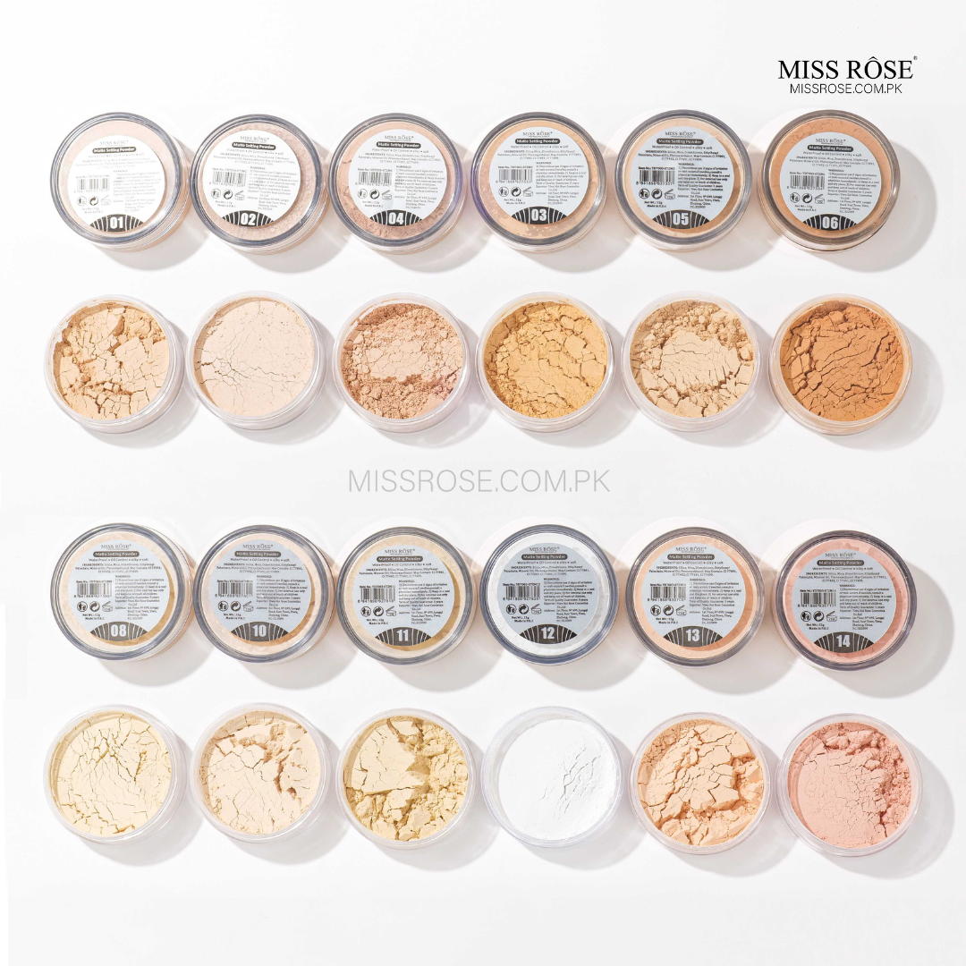 Miss Rose Luxury Rose Gold Matte Setting Powder