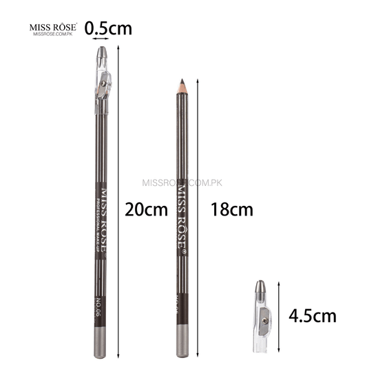 Miss Rose 2 in 1 Eyebrow & Eyeliner Pencil | Miss Rose Com Pk | Official Store In Pakistan | 100% Authentic Makeup Products