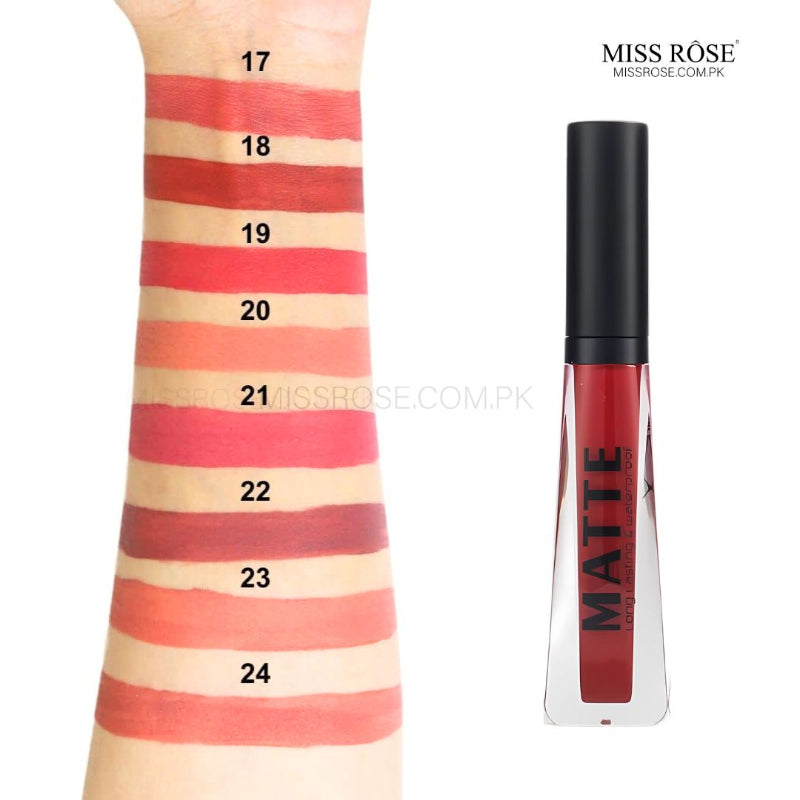 Miss Rose Velvet Matte Lip Gloss - Miss Rose Com Pk
