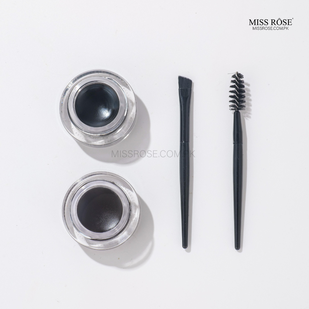 Miss Rose Gel Eyeliner - 2 color set Black and Brown
