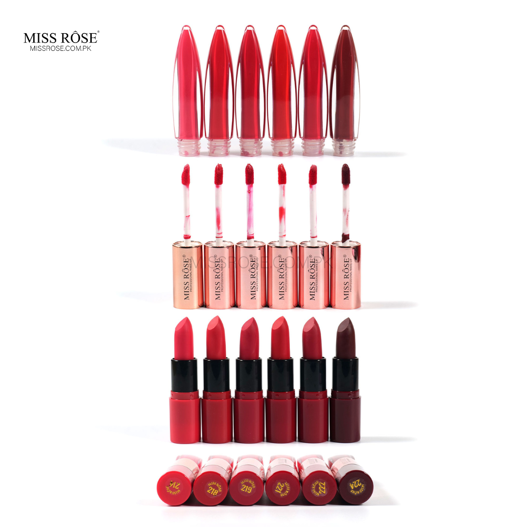 Miss Rose Dual-Ended Matte Lipstick & Lip Gloss