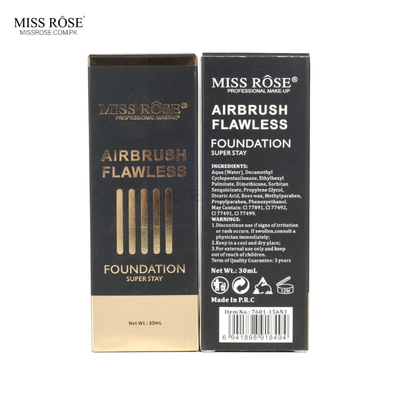 Miss Rose AirBrush Flawless Foundation - Miss Rose Com Pk