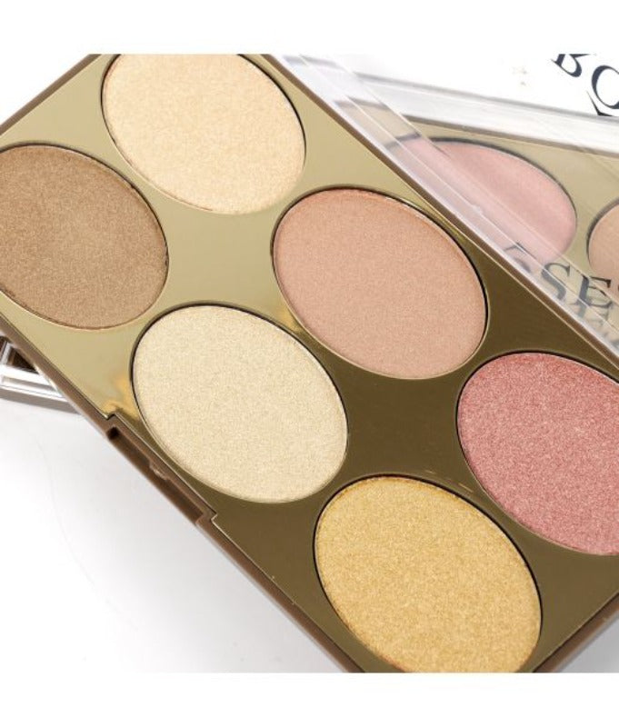 Miss Rose Com Pk Gilded Ellipse Highlighters Kit