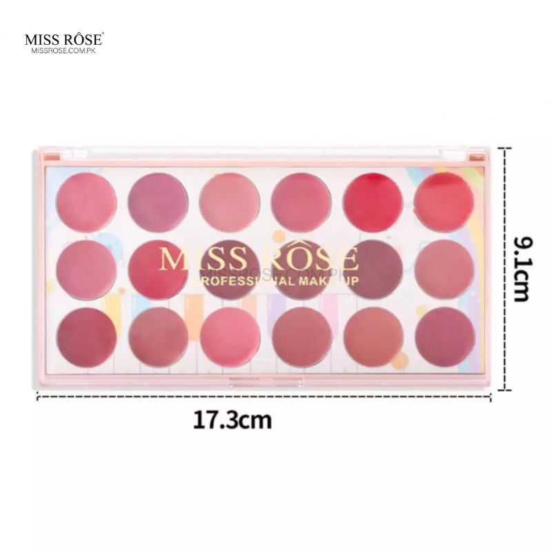 Miss Rose 18 color Lipstick kit - Miss Rose Com Pk