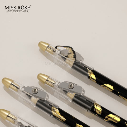 Miss Rose 2-in-1 Eyebrow Pencil – Black - Miss Rose Com Pk