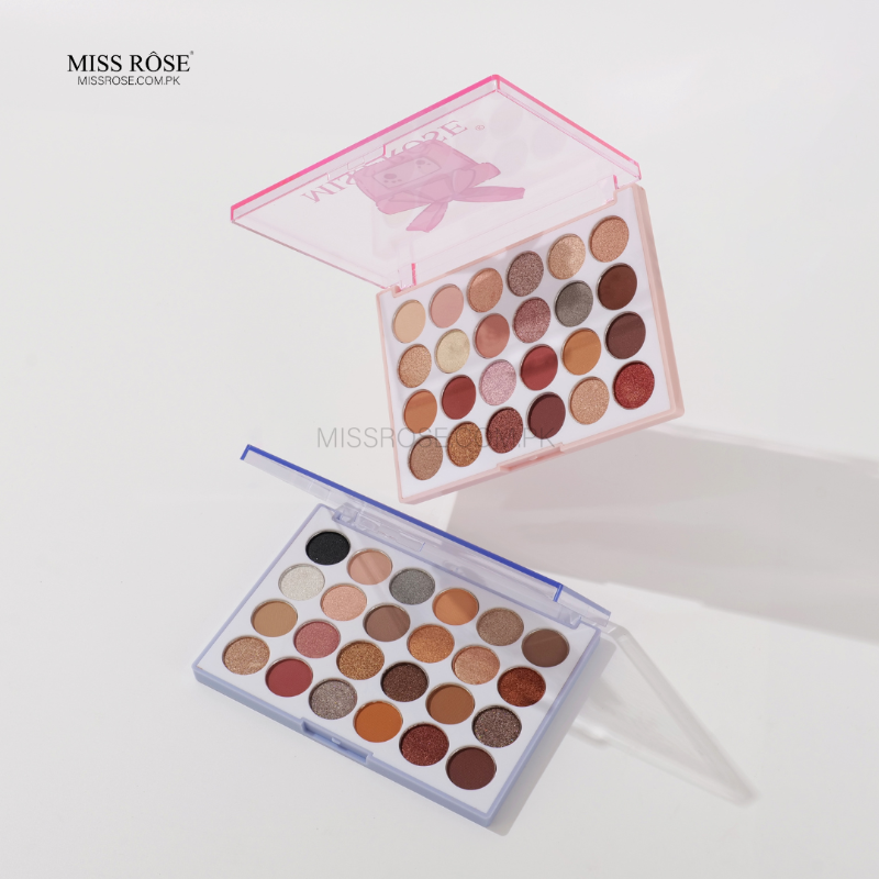Miss Rose 24-Color Versatile Eyeshadow Palette - Mis Rose Com Pk