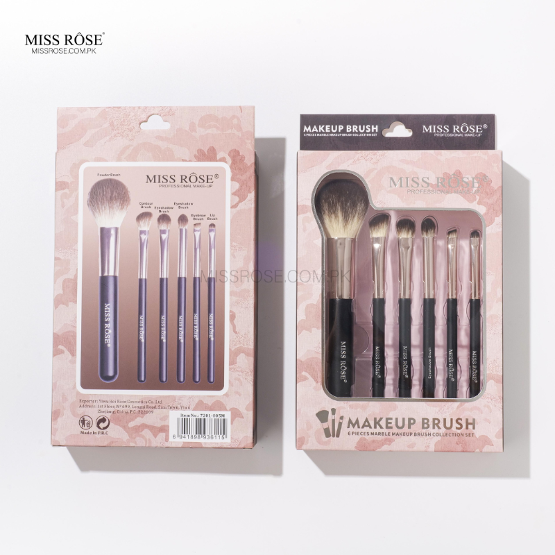 Miss Rose 5-Piece Marble Makeup - Miss Rose Com Pk