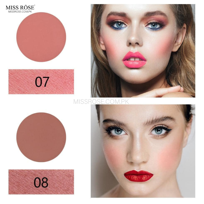 Miss Rose 8 Color Blush Palette - Miss Rose Com Pk