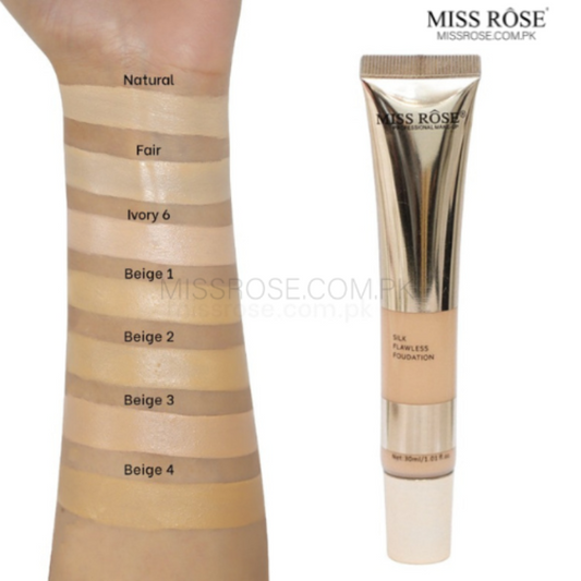Miss Rose Com Pk - Silk Flawless Foundation Swatches