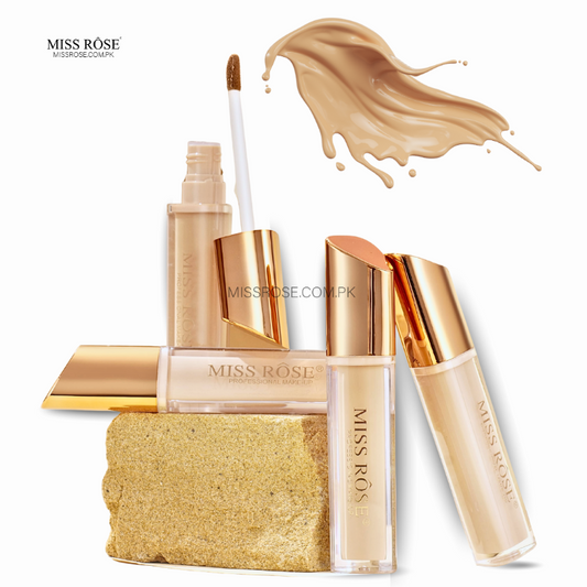 Miss Rose Dark Rose Gold & Double Wear Concealer - Miss Rose Com Pk