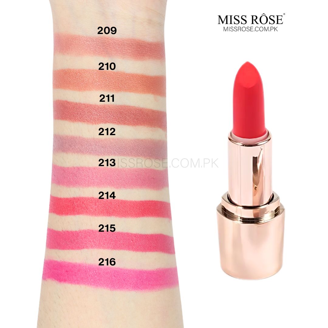 Miss Rose Glamorous Matte Lipstick - Miss Rose Com Pk