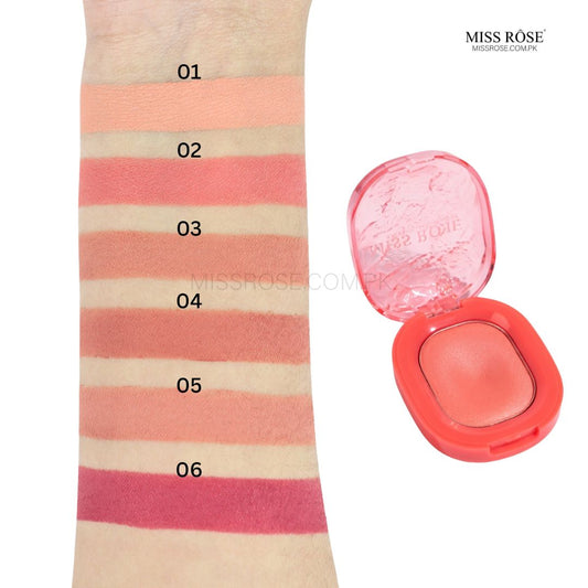 Miss Rose Velvet Glow Creamy Blush - Miss Rose Com Pk