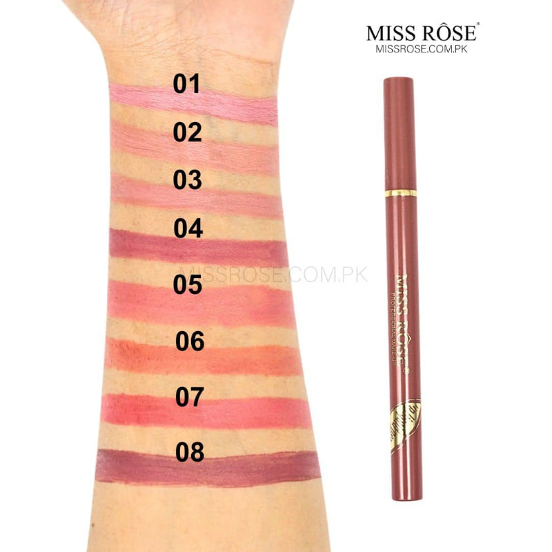 Miss Rose Lip Liquid Pencil - Miss Rose Com Pk
