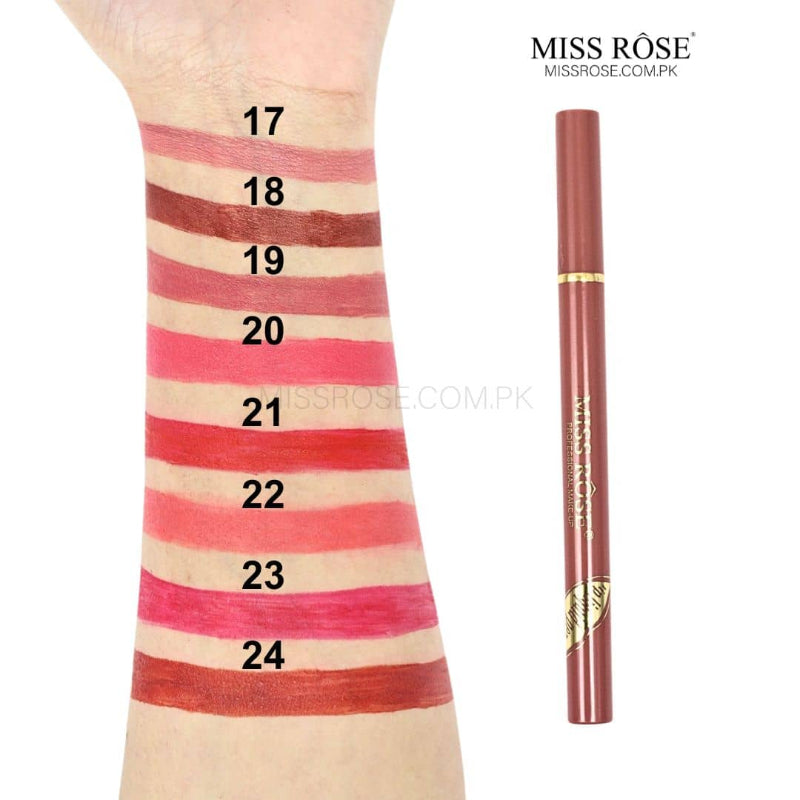 Miss Rose Lip Liquid Pencil - Miss Rose Com Pk