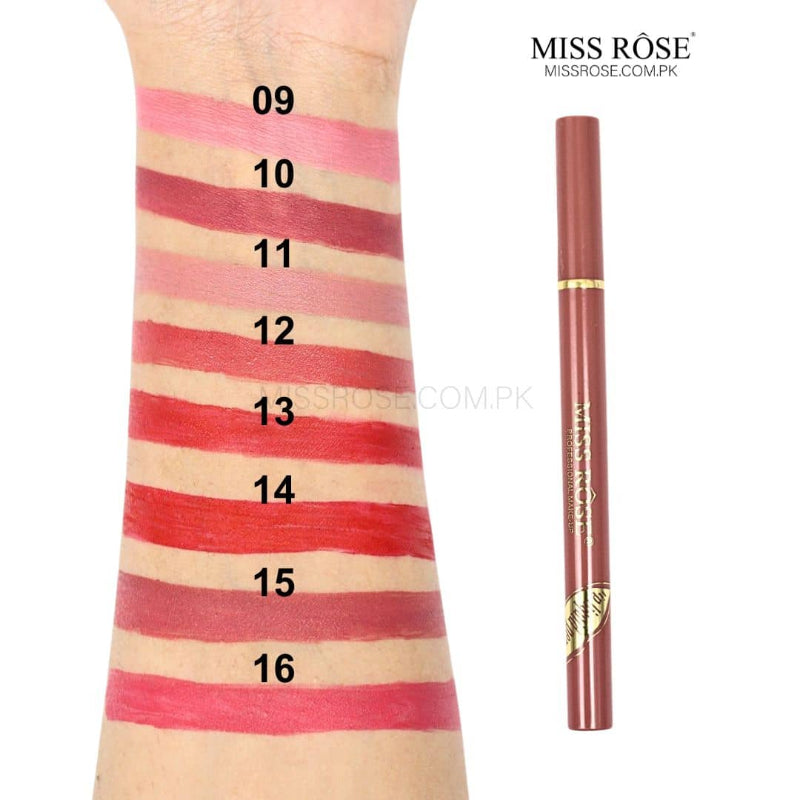 Miss Rose Lip Liquid Pencil - Miss Rose Com Pk