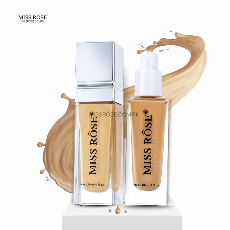 Miss Rose Liquid Silk Foundation (NEW) Miss Rose Com Pk