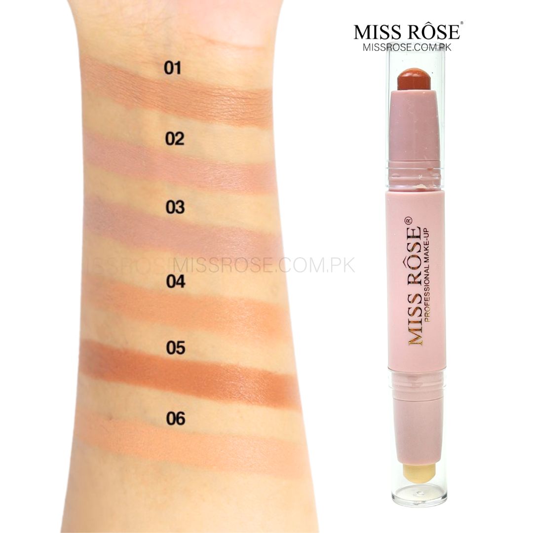 Miss Rose Nude 2-in-1 Highlight & Contour Stick - Miss Rose Com Pk