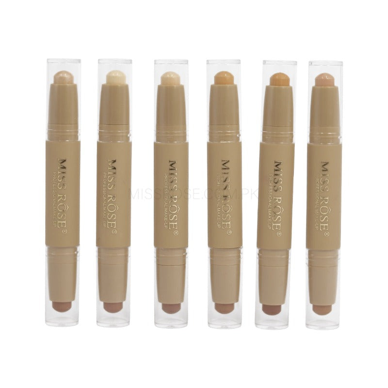 Miss Rose Nude Dual Ended Highlight & Contour Stick - Miss Rose Com Pk