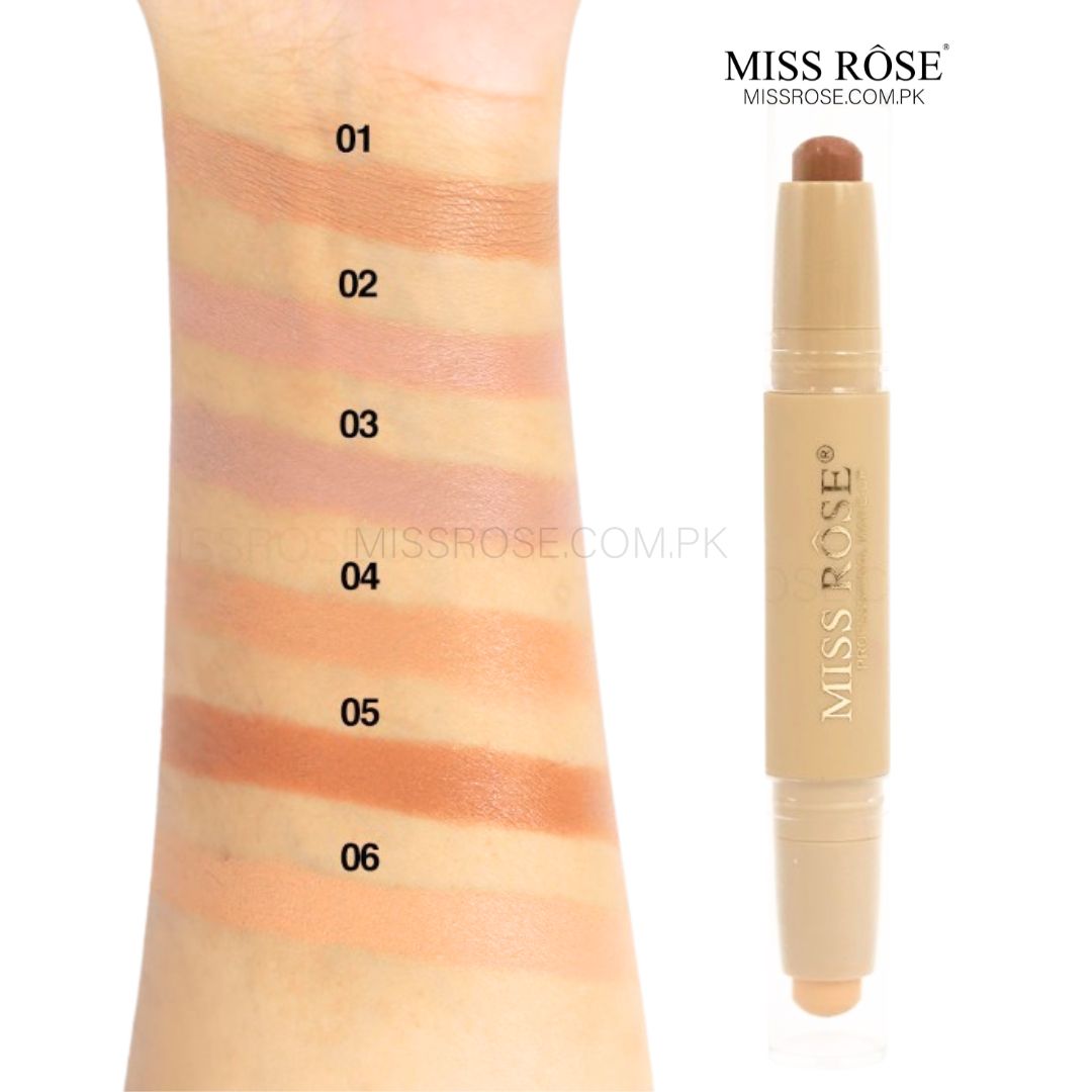 Miss Rose Nude Dual Ended Highlight & Contour Stick - Miss Rose Com Pk