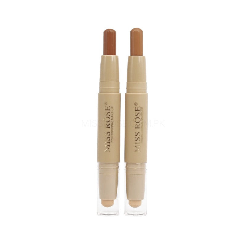 Miss Rose Nude Dual Ended Highlight & Contour Stick - Miss Rose Com Pk