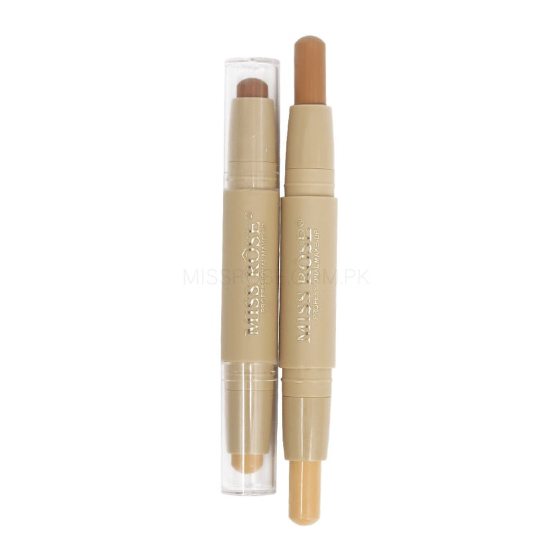Miss Rose Nude Dual Ended Highlight & Contour Stick - Miss Rose Com Pk