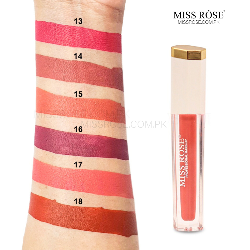 Miss Rose Super lasting Matte lip gloss - Miss Rose Com Pk
