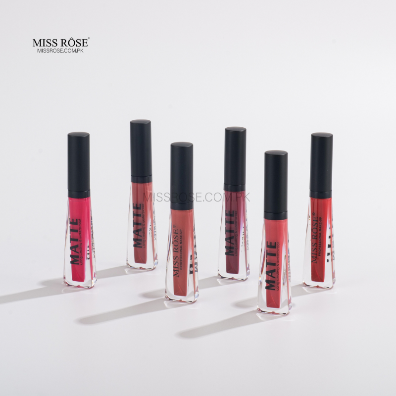Miss Rose Velvet Matte Lip Gloss - Miss Rose Com Pk