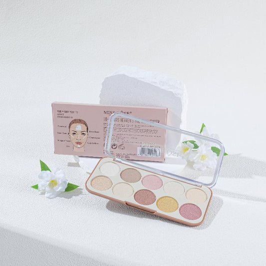 Miss Rose Com Pk 10 Color Heaven's Hue Highlighter