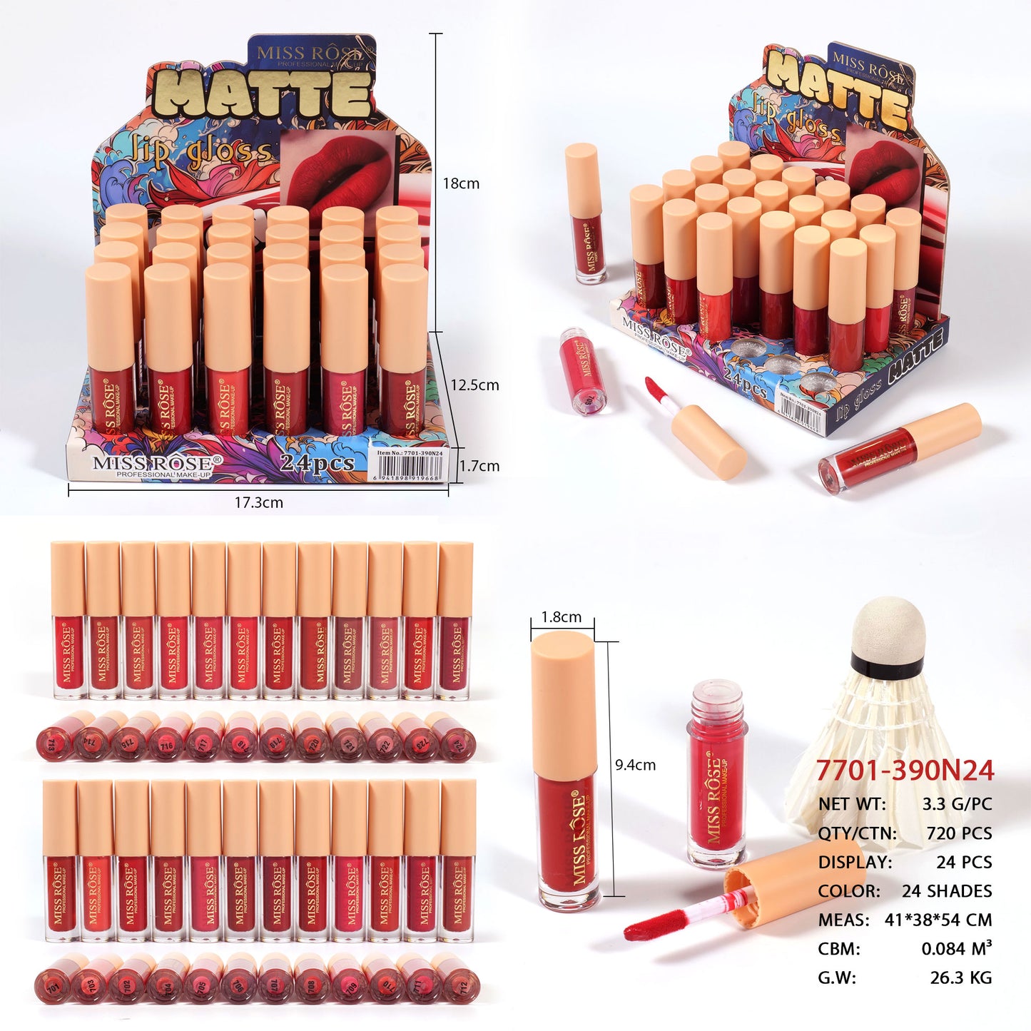 Missrose Matte Luxe Lip Gloss
Missrose.com.pk