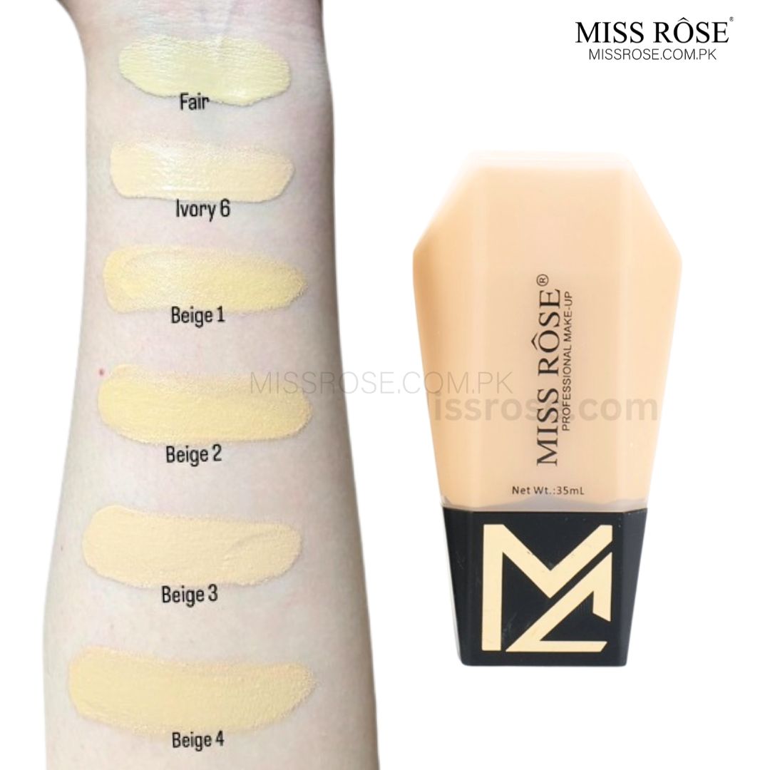 Missrose New High Coverage Foundation - Miss Rose Com Pk