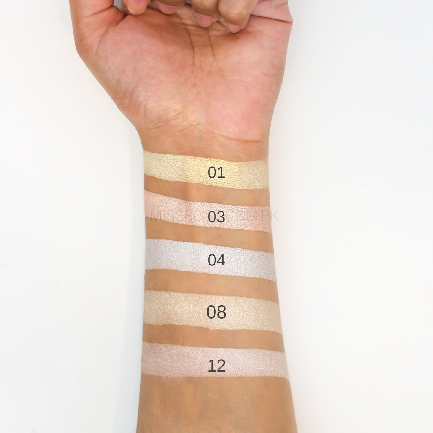 Missrose shimmer highlighter (white)