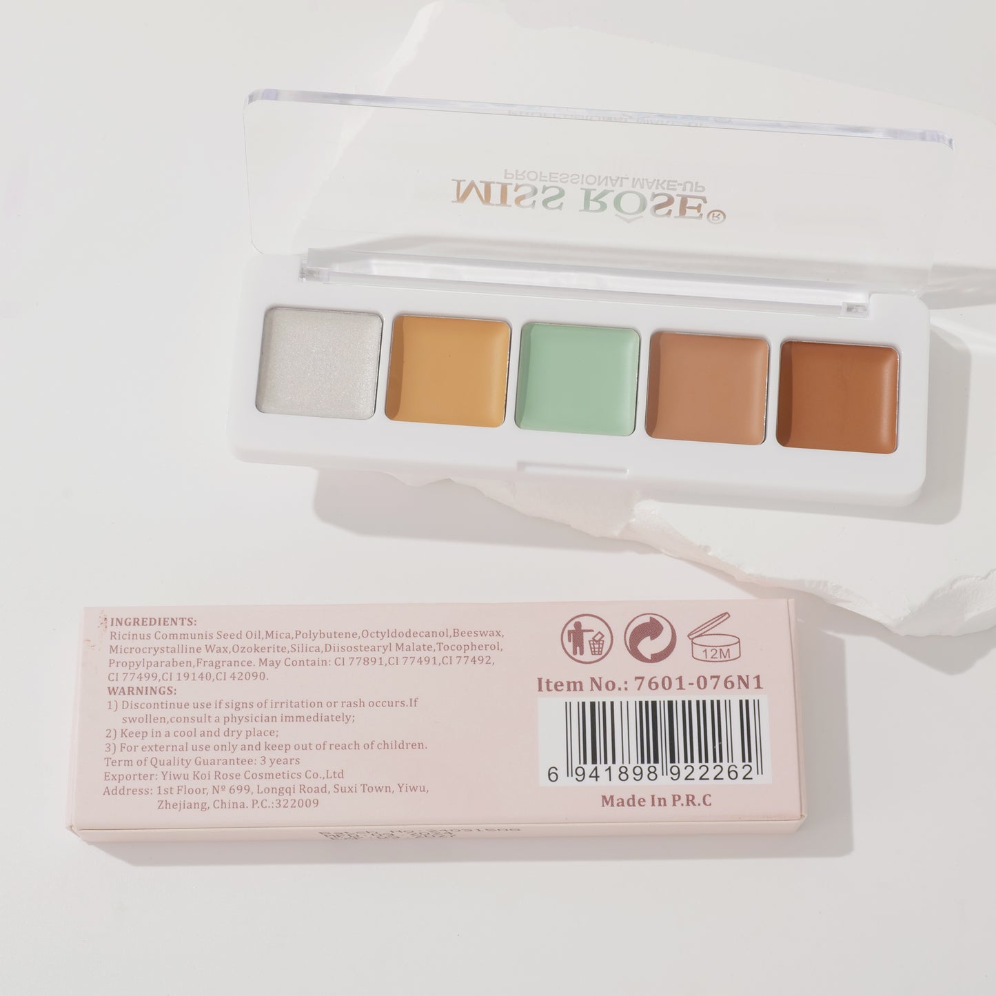 Missrose All-Round Conceal Palette 5 color