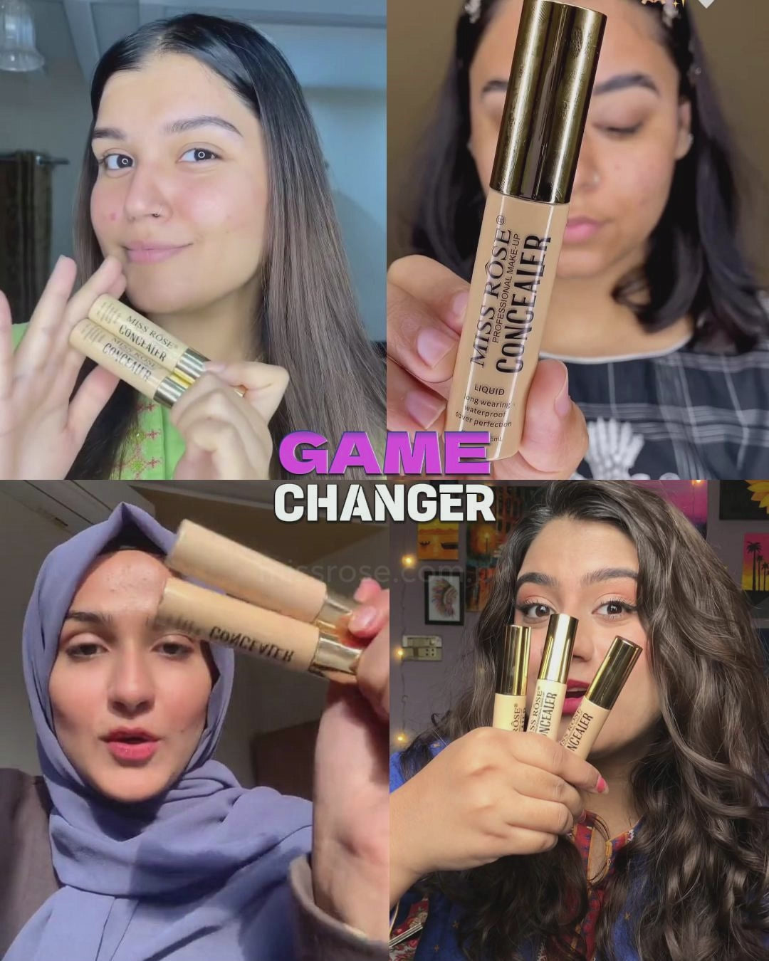 Miss Rose Com Pk Perfect Cover 24H Hydrating Concealer