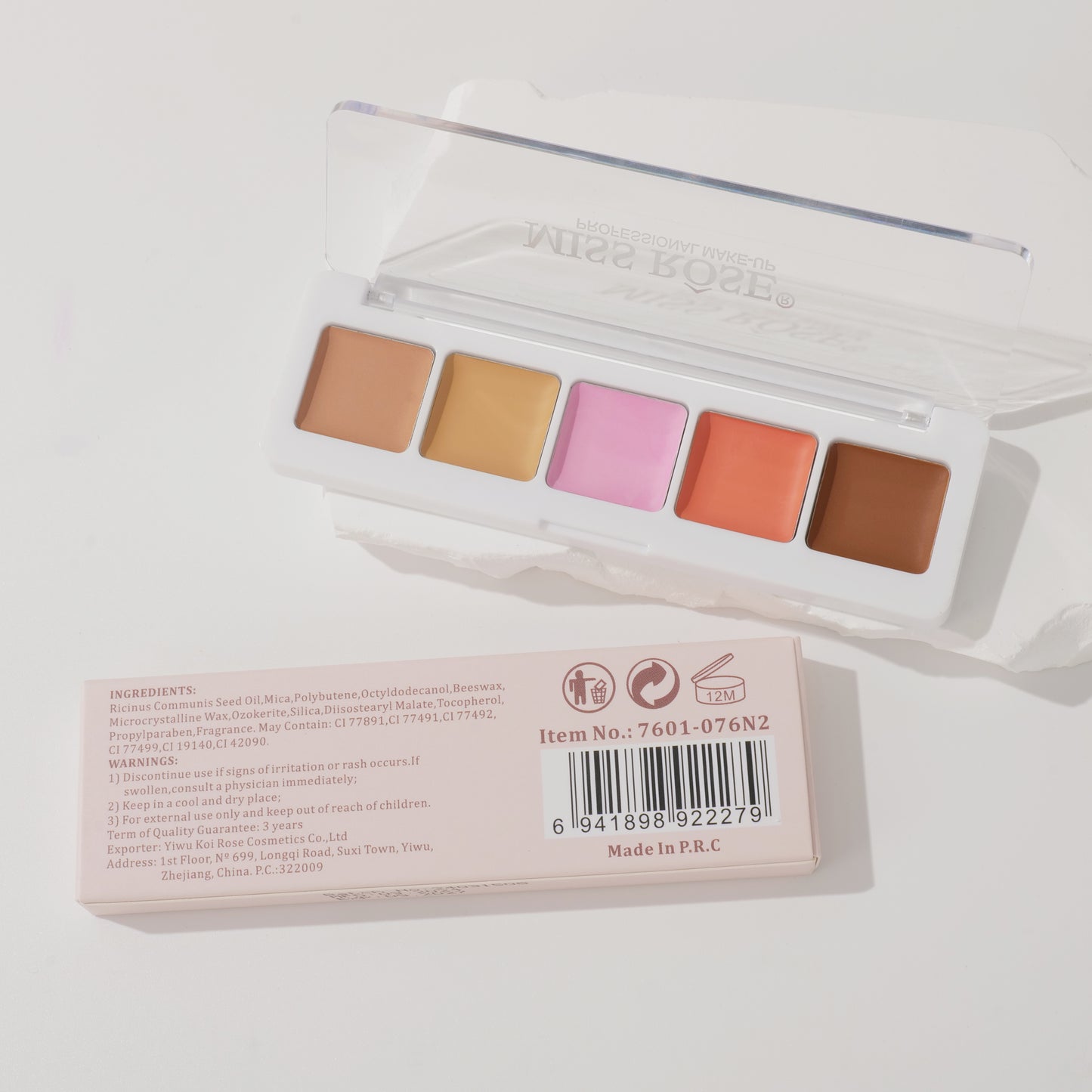 Missrose All-Round Conceal Palette 5 color