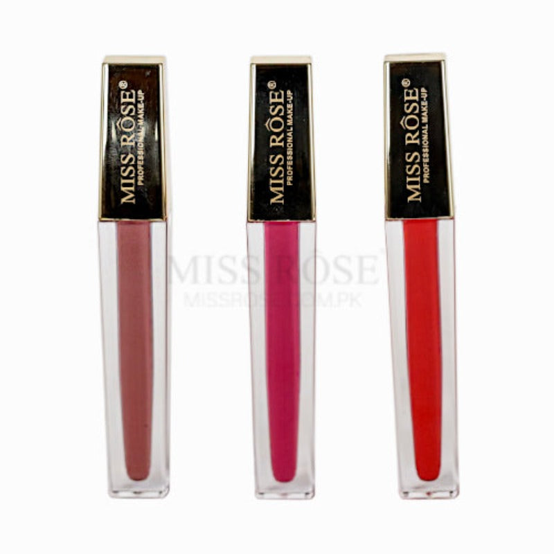 Miss Rose New Matte Liquid Lip Gloss (Gold)
