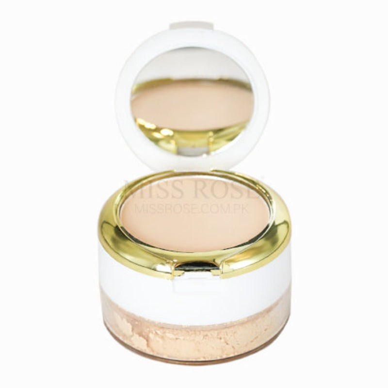 Miss Rose 3D Pearl Whitening Compact Powder & Loose Powder
