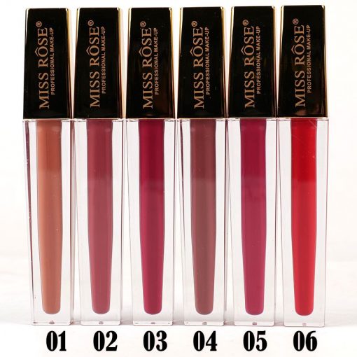 Miss Rose New Matte Liquid Lip Gloss (Gold)