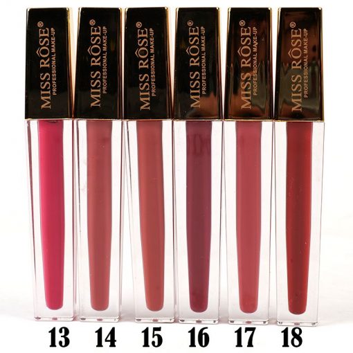 Miss Rose New Matte Liquid Lip Gloss (Gold)