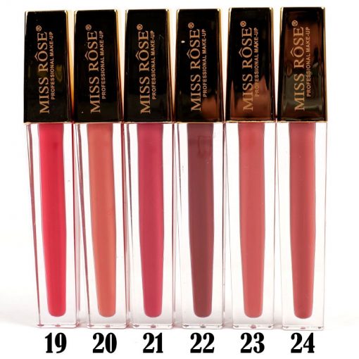 Miss Rose New Matte Liquid Lip Gloss (Gold)