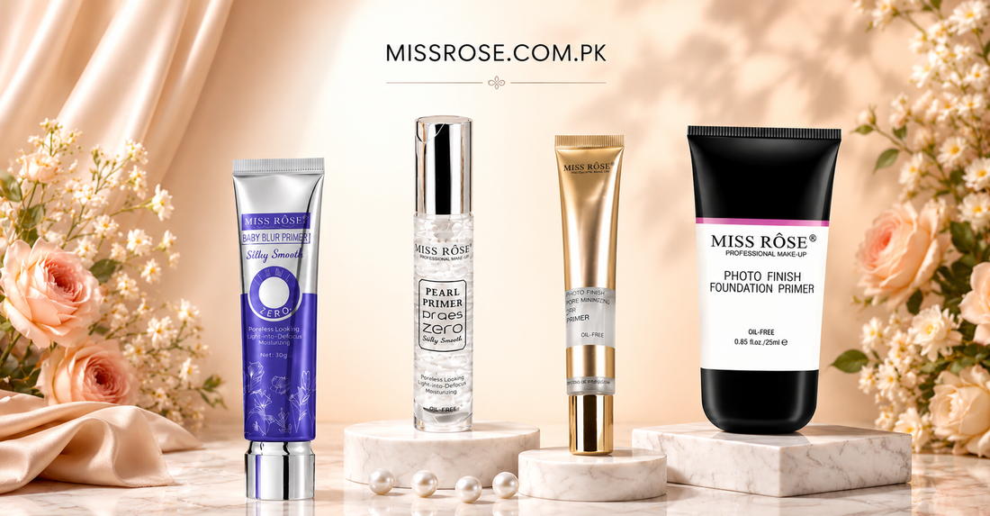 Miss Rose Primer Collection – The Secret to Smooth, Long-Lasting & Flawless Makeup