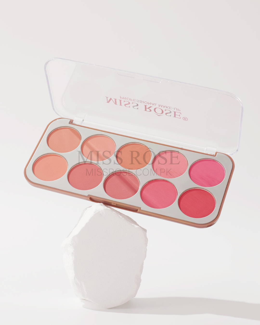 Miss Rose 10-Color Blushers Palette