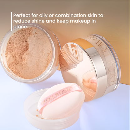 Miss Rose Loose Powder – Silky & Soft Matte Finish - Miss Rose Com Pk