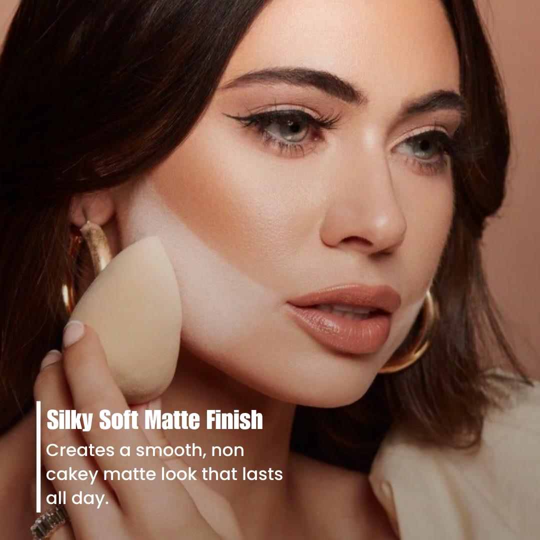 Miss Rose Loose Powder – Silky & Soft Matte Finish - Miss Rose Com Pk