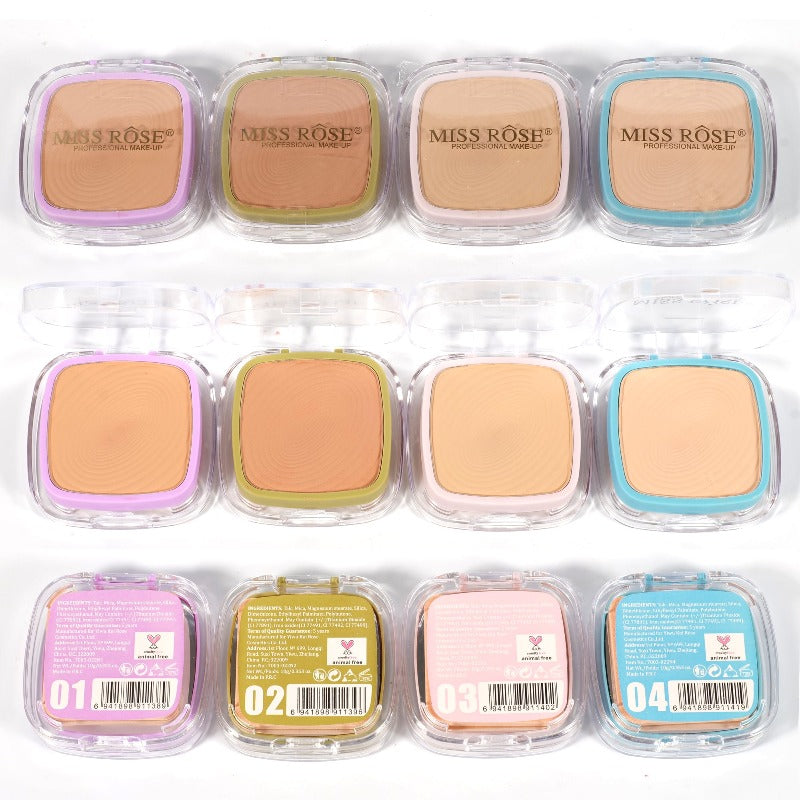 Miss Rose Compact Powder (Gold packing)