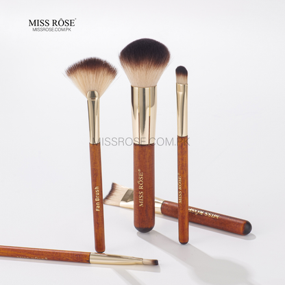 Miss Rose 9 Pieces Marble Makeup Brush Collection Set