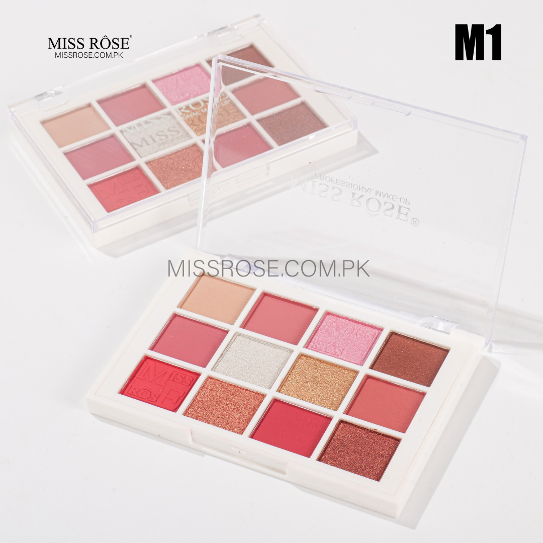 Miss Rose 12 Color Lipstick Palette | Miss Rose Com Pk | Official Store In Pakistan | 100% Authentic Makeup Products